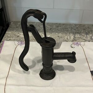 Hobby Lobby Black Cast Iron Water Pump